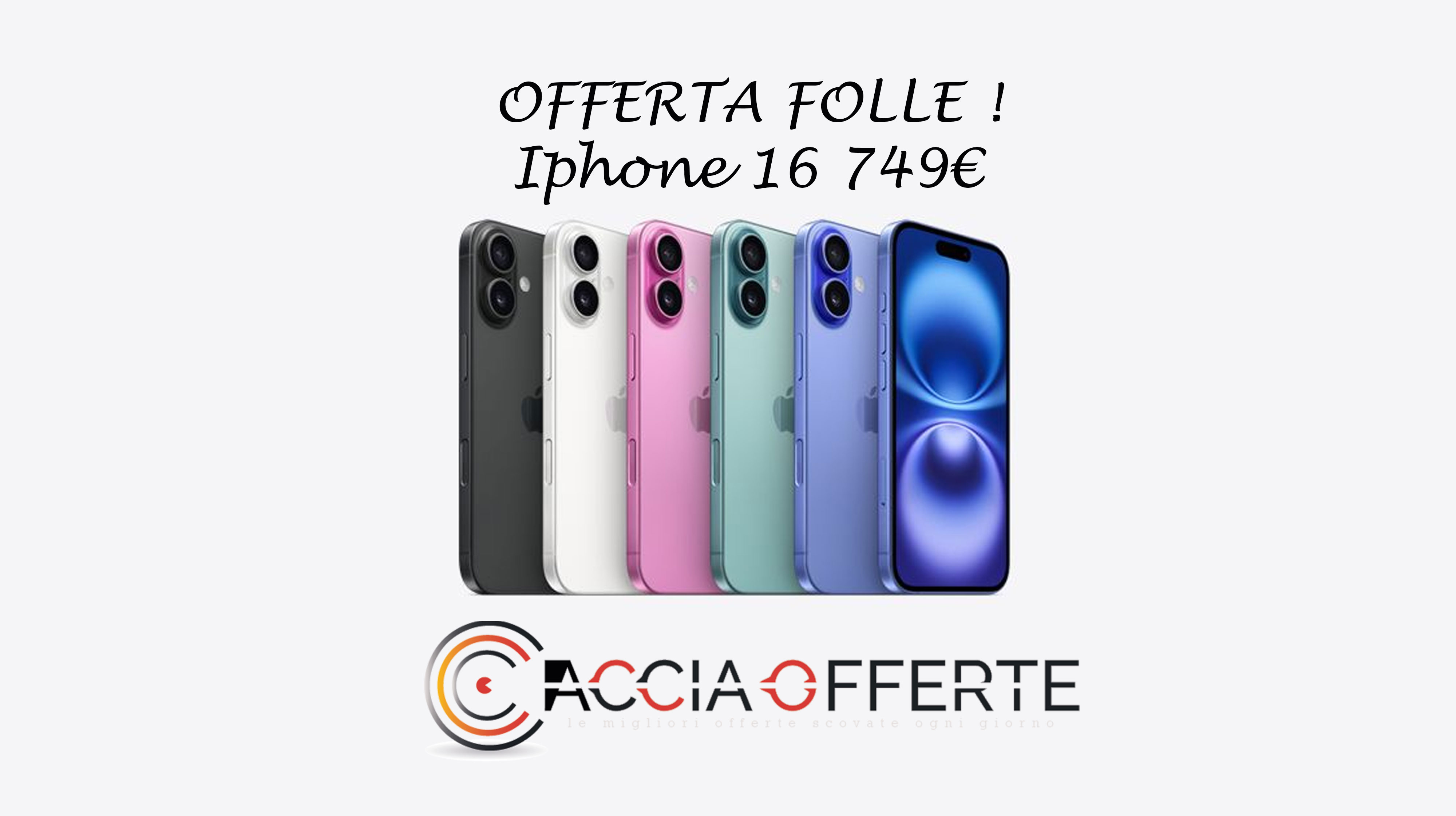 Iphone 16 in offerta su amazon