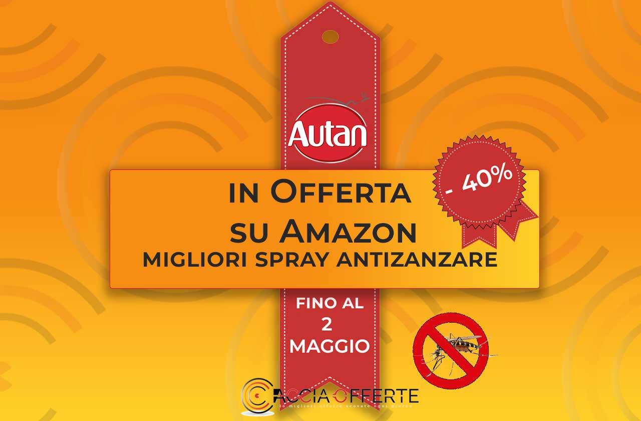 Autan in Offerta su Amazon: Migliori Spray Antizanzare 2026 (Fino al 2 Maggio)