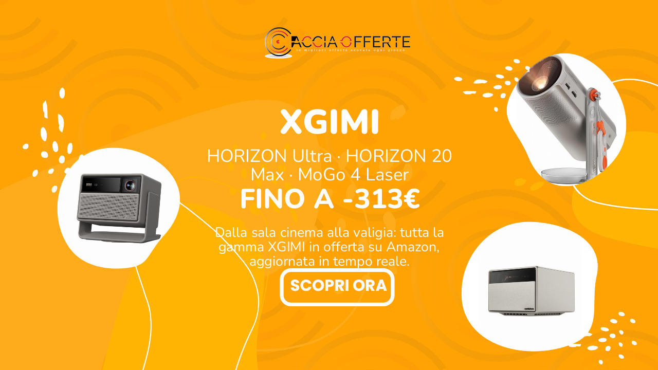 XGIMI proiettori in offerta Amazon 2026 HORIZON Ultra MoGo 4 Laser Vibe One