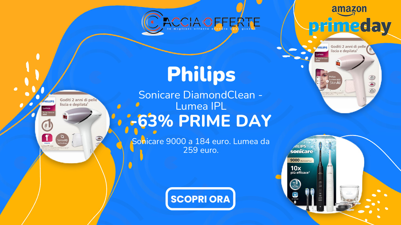 Philips Sonicare DiamondClean Lumea IPL offerta Prime Day 2026