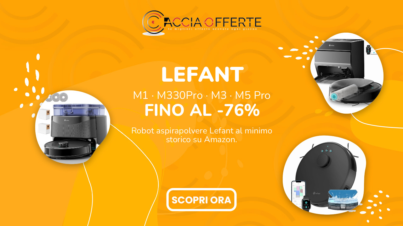 I migliori robot aspirapolvere Lefant in offerta Prime Day 2026